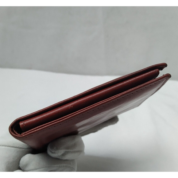 Ben Sherman Brown Leather Credit Card ID Window Bifold Man Wallet - Picture 15 of 15